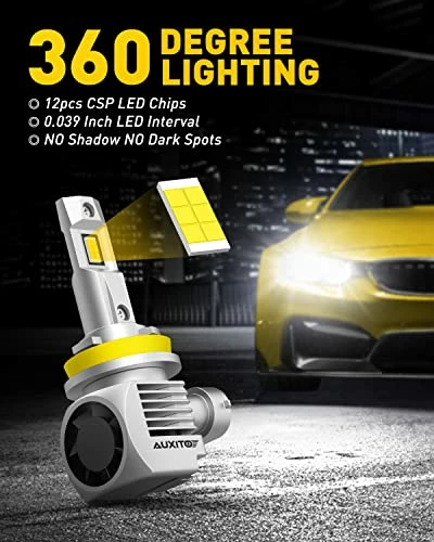Cheapest ???? Upgraded H11 LED Headlight Bulbs, 20000LM 100W Per Set, 6000K Cool White, H8 H9 LED High Beam Low Beam, Plug And Play, Pack Of 2 ???? 4 Cheapest ???? Upgraded H11 LED Headlight Bulbs, 20000LM 100W Per Set, 6000K Cool White, H8 H9 LED High Beam Low Beam, Plug And Play, Pack Of 2 ???? - Image 2