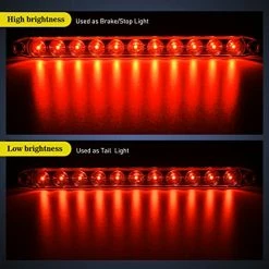 Discount ???? 2PCS 16Inch 11 LED Red Trailer Light Bar For Park Stop Turn Signals Tail Brake Light DOT Compliant IP65 Waterproof Truck Trailer Marker ID Bar, 2 Years Warranty ✔️ -Govee-shop 518pBO1kBTL