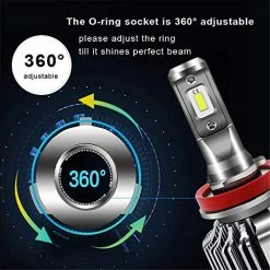 Top 10 ???? H11 And 9005 LED Headlights Bulbs Combo High Beam And Low Beam HB3 H9 H11 9005,6000K~6500K Xenon White Xtreme Super Bright Headlamps Conversion Kits Lights Bulbs Replaceme ❤️ -Govee-shop 519RQq6ARfL
