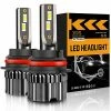 Best reviews of ???? 9007/HB5 LED Headlight Bulbs 12000 Lumens Super Bright 60W 6000K White High Beam/Low Beam LED Headlights Conversion Kit With Fan, Pack Of 2 ???? -Govee-shop 519glX14lML