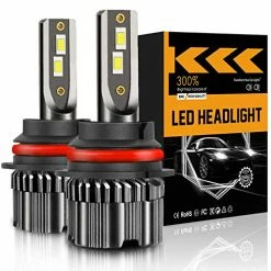 Best reviews of ???? 9007/HB5 LED Headlight Bulbs 12000 Lumens Super Bright 60W 6000K White High Beam/Low Beam LED Headlights Conversion Kit With Fan, Pack Of 2 ????