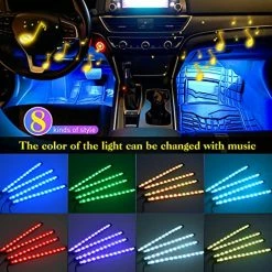 Hot Sale ???? 4PCS 48 LEDs USB Interior Lights DC 5V Multicolor Music Car Strip Light Under Dash Lighting Kit With Sound Active Function And Wireless Remote Control, 2 Years Warranty ???? -Govee-shop 51A83uhLmAL