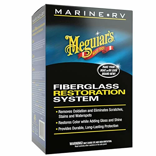 Budget ???? Meguiar's Marine/RV Fiberglass Restoration System, Boat Fiberglass Repair Kit With Oxidation Remover, Boat Polish And Boat Wax - 3 Count (1 Pack) ⌛ 4 Budget ???? Meguiar's Marine/RV Fiberglass Restoration System, Boat Fiberglass Repair Kit With Oxidation Remover, Boat Polish And Boat Wax - 3 Count (1 Pack) ⌛ - Image 2