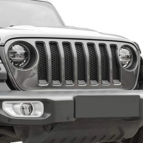 Cheapest ???? JeCar Front Grill Inserts & Headlight Cover Kit Compatible With Jeep Wrangler 2018-2022 JL & Unlimited, Black Black01 ???? 12 Cheapest ???? JeCar Front Grill Inserts & Headlight Cover Kit Compatible With Jeep Wrangler 2018-2022 JL & Unlimited, Black Black01 ???? - Image 10