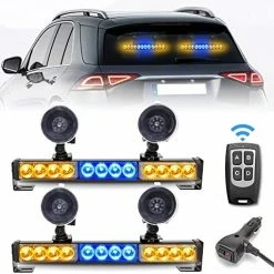 Outlet ⭐ 2 In 1 Emergency Traffic Advisor Strobe Lights Bar For Vehicles Trucks Amber And White 23 Flash Patterns 2pcs 12.8 Inch Safety Warning Lights Wireless Remote Control ???? -Govee-shop 51AkUrKUEIL. AC