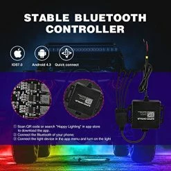 New ???? RGB LED Rock Lights Kit, 4 Pods Underglow Multicolor Neon Light Pod With Bluetooth App Control Flashing Music Mode Wheel Well Light For Truck ATV UTV RZR SUV ???? -Govee-shop 51AoZtthx3L