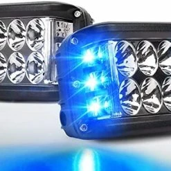 Wholesale ???? Side Shooter, OVOTOR LED Pods Light 4 Inch Off Road Dual Side Yellow DRL With Flash Strobe Function Driving Flood Spot Cube Work Light Bar For Jeep Truck ATV Boat Red ???? -Govee-shop 51ApnfqBbXL. AC