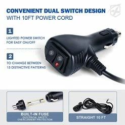 Cheap ???? Amber LED Rooftop 12" Mini Emergency Strobe Lights Bar, 15 Flashing Modes Hazard Warning Caution Beacon Light Magnetic Base For Safety Tow Truck Construction Vehicles Postal Cars Snow Plow ???? 20 Cheap ???? Amber LED Rooftop 12" Mini Emergency Strobe Lights Bar, 15 Flashing Modes Hazard Warning Caution Beacon Light Magnetic Base For Safety Tow Truck Construction Vehicles Postal Cars Snow Plow ???? -Govee-shop 51BPtTZsAbL