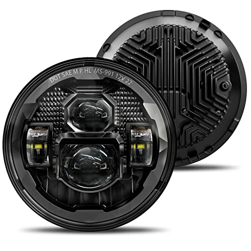 Cheap ???? 2023 Upgraded 600% Brighter Anti-glare DOT 7 Inch Led Headlight Round,H6024 Hi/Low Sealed Beam Compatible With Wrangler JK JKU TJ LJ Chevy Ford GMC Dodge Mazda Nissan Mack VW Etc Chrome Trim Ring ???? 3 Cheap ???? 2023 Upgraded 600% Brighter Anti-glare DOT 7 Inch Led Headlight Round,H6024 Hi/Low Sealed Beam Compatible With Wrangler JK JKU TJ LJ Chevy Ford GMC Dodge Mazda Nissan Mack VW Etc Chrome Trim Ring ????