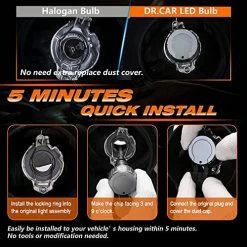 Flash Sale ???? H7 LED Headlight Bulb, 300% Bright Low High Beam Headlight Bulb Wireless All-in-One Conversion Kit, 6000k Cool White, Pack Of 2 ???? -Govee-shop 51C3UPhdxSL