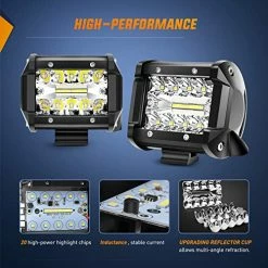 Wholesale ⌛ 2 PCS 4 Inch 60W Led Pods With 2.5 Inch Tow Hitch Mounting Brackets LED Backup Reverse Lights Rear Search Lighting Led Light Bar For Pickup ATV SUV Truck Trailer Boat Led Pods + Tow Hitch +wiring Harness ???? 11 Wholesale ⌛ 2 PCS 4 Inch 60W Led Pods With 2.5 Inch Tow Hitch Mounting Brackets LED Backup Reverse Lights Rear Search Lighting Led Light Bar For Pickup ATV SUV Truck Trailer Boat Led Pods + Tow Hitch +wiring Harness ???? -Govee-shop 51C6cMAQIiL