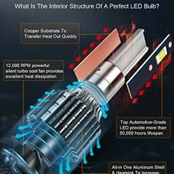 Best deal ???? H11/H9/H8 Low Beam 9005/HB3 High Beam LED Headlight Bulbs Combo, 32000 Lumens 300% Brighter LED Headlight Bulb, 6500K Super Bright LED Conversion Kit, Pack Of 4 ???? 12 Best deal ???? H11/H9/H8 Low Beam 9005/HB3 High Beam LED Headlight Bulbs Combo, 32000 Lumens 300% Brighter LED Headlight Bulb, 6500K Super Bright LED Conversion Kit, Pack Of 4 ???? -Govee-shop 51CpCtGUWtL