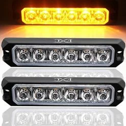 Wholesale ⌛ (2PCS 3-LED Strobe Lights Amber Waterproof Emergency Beacon Flash Lights,Purishion Caution Bar 12 Different Flashing Car SUV Pickup Truck Van¡ 4l Amber ???? 30 Wholesale ⌛ (2PCS 3-LED Strobe Lights Amber Waterproof Emergency Beacon Flash Lights,Purishion Caution Bar 12 Different Flashing Car SUV Pickup Truck Van¡ 4l Amber ???? -Govee-shop 51D2RXtZamL. AC