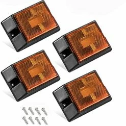 Promo ???? LED Amber Side Marker Lights Sealed Submersible LED Clearance Reflector Lamps Waterproof Trailer Running Lights For 12V Boat Trailer Truck Marine RV (2 Pack) ???? -Govee-shop 51E3WDwN 6L. AC