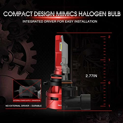 Best deal ✔️ Torchbeam T2 9005/HB3 9006/HB4 LED Bulb Combo, 60W 16000 Lumens 6500K Super Bright Replacement Bulbs Kit, 400% Brightness, Canbus Ready, Plug And Play With Fan, Pack Of 4 ???? 5 Best deal ✔️ Torchbeam T2 9005/HB3 9006/HB4 LED Bulb Combo, 60W 16000 Lumens 6500K Super Bright Replacement Bulbs Kit, 400% Brightness, Canbus Ready, Plug And Play With Fan, Pack Of 4 ???? - Image 3