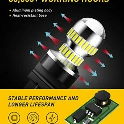 Flash Sale ???? 3157 LED Bulb For Reverse Lights, Super Bright 3156 3056 3057 4157 3047 4057 3457 LED Light Bulbs For Backup Reverse Signal Blinker Tail Parking DRL Brake Lights, 6000K White ???? -Govee-shop 51ElfiBcVJL