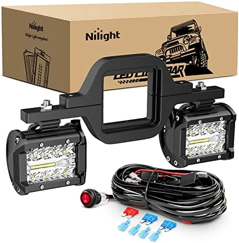 Wholesale ⌛ 2 PCS 4 Inch 60W Led Pods With 2.5 Inch Tow Hitch Mounting Brackets LED Backup Reverse Lights Rear Search Lighting Led Light Bar For Pickup ATV SUV Truck Trailer Boat Led Pods + Tow Hitch +wiring Harness ???? 8 Wholesale ⌛ 2 PCS 4 Inch 60W Led Pods With 2.5 Inch Tow Hitch Mounting Brackets LED Backup Reverse Lights Rear Search Lighting Led Light Bar For Pickup ATV SUV Truck Trailer Boat Led Pods + Tow Hitch +wiring Harness ???? - Image 6