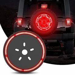 Hot Sale ???? Spare Tire Brake Light Wheel Light 3rd Third Brake Light Rear Lights For Wrangler 2007-2018 JK JKU YJ TJ Red Light, 2 Years Warranty 18-21 J ✔️ -Govee-shop 51FIumPJabL. AC