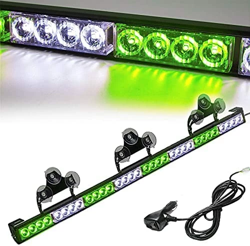 New ???? Traffic Advisor Light Bar 35.5 Inch 13 Flash Patterns 32 Led Warning Emergency Strobe Light Bar Directional Flashing Led Safety Lights With Cigar Lighter (35.5 Inch, Yellow/White) ⌛ 11 New ???? Traffic Advisor Light Bar 35.5 Inch 13 Flash Patterns 32 Led Warning Emergency Strobe Light Bar Directional Flashing Led Safety Lights With Cigar Lighter (35.5 Inch, Yellow/White) ⌛ - Image 9