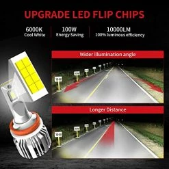 Budget ???? 9005/HB3 H11/H8/H9 LED Bulbs Combo 2022, Plug-and-Play Replacement Bulbs 6000K Cool White, Super Bright With Fan , Pack Of 4 ???? -Govee-shop 51FmVqvltCL