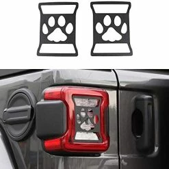 Discount ???? BORUIEN Tail Light Cover Taillight Guard For Jeep Wrangler 2018-2022 JL Pawprint Style B ???? -Govee-shop 51GAuPdxdyL. AC