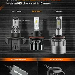 Best Pirce ???? S1 H13/9008 LED Bulbs, 600% Brighter Dual Beam LED Bulbs, 6000K Eye-Protection White, Quick Installation Halogen Replacement, Packs Of 2 ???? 9 Best Pirce ???? S1 H13/9008 LED Bulbs, 600% Brighter Dual Beam LED Bulbs, 6000K Eye-Protection White, Quick Installation Halogen Replacement, Packs Of 2 ???? -Govee-shop 51GrB6lhowS