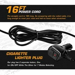 Cheap ???? LED Strobe Light, 12V-24V Amber 40 LED Warning Safety Flashing Beacon Lights With Magnetic And 16 Ft Straight Cord For Vehicle Forklift Truck Tractor Golf Carts UTV Car Bus ???? -Govee-shop 51Gya3gWuXL