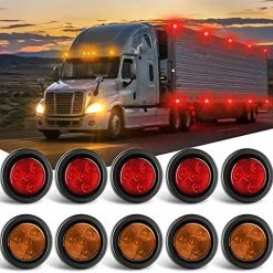 Best Sale ???? 5PCS Red Round Trailer LED Marker Clearance Light 4 LED Flush Mount With Plug Grommet Pigtail Hardwired For Trailer Truck RV, 2 Years Warranty (TL-19) Red 5pcs ???? 12 Best Sale ???? 5PCS Red Round Trailer LED Marker Clearance Light 4 LED Flush Mount With Plug Grommet Pigtail Hardwired For Trailer Truck RV, 2 Years Warranty (TL-19) Red 5pcs ???? -Govee-shop 51Gz6i1sQ L. AC
