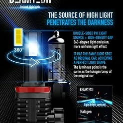 Best reviews of ???? H11 LED Bulb, 12000LM 60W Fanless In Line H8 H9 6500K Xenon White ???? -Govee-shop 51HNBg8rxCS