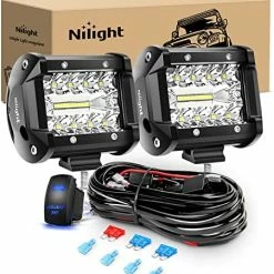 Wholesale ⌛ 2 PCS 4 Inch 60W Led Pods With 2.5 Inch Tow Hitch Mounting Brackets LED Backup Reverse Lights Rear Search Lighting Led Light Bar For Pickup ATV SUV Truck Trailer Boat Led Pods + Tow Hitch +wiring Harness ???? 15 Wholesale ⌛ 2 PCS 4 Inch 60W Led Pods With 2.5 Inch Tow Hitch Mounting Brackets LED Backup Reverse Lights Rear Search Lighting Led Light Bar For Pickup ATV SUV Truck Trailer Boat Led Pods + Tow Hitch +wiring Harness ???? -Govee-shop 51HlJdzjZ1L. AC