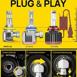 Best Sale ✔️ H11 LED Headlight Bulbs,2023 New Upgraded 120W 24000LM Per Set,700% Brighter,6500K Cool White IP68 Waterproof H11/H9/H8 LED Headlights Conversion Kit Plug And Play,Pack Of 2 (H11/H9/H8) ???? 14 Best Sale ✔️ H11 LED Headlight Bulbs,2023 New Upgraded 120W 24000LM Per Set,700% Brighter,6500K Cool White IP68 Waterproof H11/H9/H8 LED Headlights Conversion Kit Plug And Play,Pack Of 2 (H11/H9/H8) ???? -Govee-shop 51HnVIsrvxL