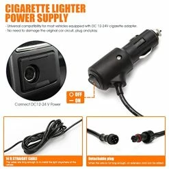 Hot Sale ???? 2 In 1 LED Emergency Strobe Light Bar W/ Digital Display Controller Windshield Traffic Advisor Visor Safety Warning Hazard Flashing Lights For Firefighter Police Trucks Vehicles (Red/White) #12 Amber/red ???? -Govee-shop 51ILOlFVIVL