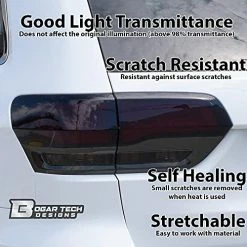 New ???? BOGAR TECH DESIGNS Tinted Taillight Third Brake Light Sidemarker Overlay Tint Covers Compatible With Dodge Durango 2021-2022, Dark Racetrack ???? -Govee-shop 51ItktQbw5L