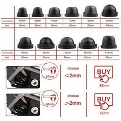 Promo ???? TOMALL 83mm Dust Cover For LED Headlight Replacement Rubber Seal Caps Kit 85mm Dustproof Cover ???? -Govee-shop 51JsrKG1W1L