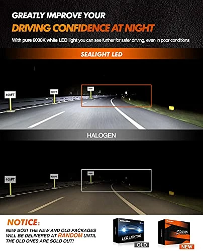 Outlet ???? 9007 HB5 Led Bulbs, 600% Super Brighter Dual Beam Led Bulb 6000K White, Quick Installation Halogen Replacement, Packs Of 2 ???? 4 Outlet ???? 9007 HB5 Led Bulbs, 600% Super Brighter Dual Beam Led Bulb 6000K White, Quick Installation Halogen Replacement, Packs Of 2 ???? - Image 2