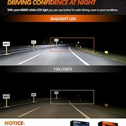 New ???? 9005/HB3 H11/H9/H8 LED Bulbs Combo, Super Bright Cool White, Plug And Play, Pack Of 4 ????