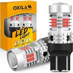 Discount ❤️ 2022 Upgraded 7440 7443 LED Bulbs Red Brake Lights, 4000LM 600% Brighter, CANBUS Error Free, OXILAM 7441 7444 T20 W21W LED Lamps Replacement With Projector For Tail Turn Signal Stop Lights (Pack Of 2) Brilliant Red ???? -Govee-shop 51L3EwED2sL. AC