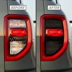 Brand new ✨ PreCut Vinyl Smoke Tint For 2021-2022 Ford Bronco Sport Taillight (1. Taillight Signal & Reverse, 20% Dark Smoke) ????