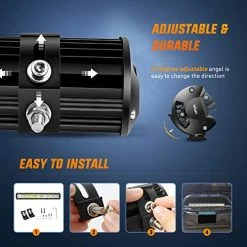 Best reviews of ???? 18024C-A 420W 20Inch Triple Row Flood Spot Combo 42000LM Bar Driving Boat Led Off Road Lights For Trucks, 2 Years Warranty , White ✨ -Govee-shop 51NOWMlbrWL