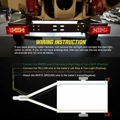 New ???? TL-20 2PCS Submersible Kit Low Profile Rectangular LED Stop Tail Turn Signal Side Marker Light On 12V RV Pickup Trucks Marine Boats Trailers, 2 Years Warranty ???? 15 New ???? TL-20 2PCS Submersible Kit Low Profile Rectangular LED Stop Tail Turn Signal Side Marker Light On 12V RV Pickup Trucks Marine Boats Trailers, 2 Years Warranty ???? -Govee-shop 51O8ABkkXyL