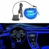 Top 10 ⌛ EL Wire Interior Car LED Strip Lights, LEDCARE USB Neon Glowing Strobing Electroluminescent Wire Lights With 6mm Sewing Edge, Ambient Lighting Kits For Car, Garden, Decorations (5M/15FT, Blue) ???? -Govee-shop 51OVOG4crrL