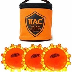 Coupon ???? 3 Pack LED Road Flare Emergency Lights Roadside Safety Beacon Disc Flashing Warning Flare Kit With Zip Pouch Magnetic Base Utility Hook For Car Truck Boats | Waterproof Crush Proof ✨ -Govee-shop 51OiYvRekL. AC