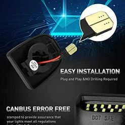 Flash Sale ???? Full LED License Plate Light Tag Lamp Assembly Replacement For Chevy Silverado 1500 2500 3500 Suburban Tahoe GMC Sierra Yukon XL For Escalade, 6000K White, Pack Of 2 ⌛ -Govee-shop 51OstWYqGOS