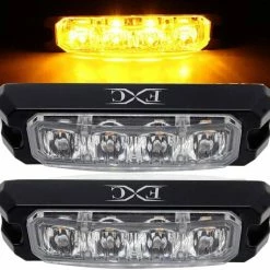 Wholesale ⌛ (2PCS 3-LED Strobe Lights Amber Waterproof Emergency Beacon Flash Lights,Purishion Caution Bar 12 Different Flashing Car SUV Pickup Truck Van¡ 4l Amber ???? 27 Wholesale ⌛ (2PCS 3-LED Strobe Lights Amber Waterproof Emergency Beacon Flash Lights,Purishion Caution Bar 12 Different Flashing Car SUV Pickup Truck Van¡ 4l Amber ???? -Govee-shop 51PJf4SyL. AC