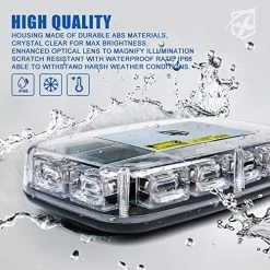 Cheap ???? Amber LED Rooftop 12" Mini Emergency Strobe Lights Bar, 15 Flashing Modes Hazard Warning Caution Beacon Light Magnetic Base For Safety Tow Truck Construction Vehicles Postal Cars Snow Plow ???? 19 Cheap ???? Amber LED Rooftop 12" Mini Emergency Strobe Lights Bar, 15 Flashing Modes Hazard Warning Caution Beacon Light Magnetic Base For Safety Tow Truck Construction Vehicles Postal Cars Snow Plow ???? -Govee-shop 51PqZXSm6EL