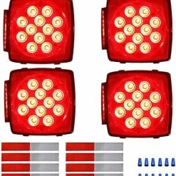 Cheapest ???? 12V LED Submersible Trailer Light Kit, Super Bright Boat Trailer Light, Utility Brake Stop Turn Tail Lightsfor Camper Truck, RV Marine Snowmobile Under 80 Inch, IP68 Waterproof 2 Pack Basic ???? -Govee-shop 51Pzg 9vK8L. AC