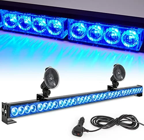 New ???? Traffic Advisor Light Bar 35.5 Inch 13 Flash Patterns 32 Led Warning Emergency Strobe Light Bar Directional Flashing Led Safety Lights With Cigar Lighter (35.5 Inch, Yellow/White) ⌛ 15 New ???? Traffic Advisor Light Bar 35.5 Inch 13 Flash Patterns 32 Led Warning Emergency Strobe Light Bar Directional Flashing Led Safety Lights With Cigar Lighter (35.5 Inch, Yellow/White) ⌛ - Image 13