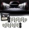 Coupon ❤️ White LED Truck Pickup Bed Light Kit, 8 PCS 48 LEDs Rock Lighting Kits IP68 Waterproof LED Lighting Set With Switch For Car, Side Marker, Foot Wells, Rail Lights ???? -Govee-shop 51QfiqGh7xL