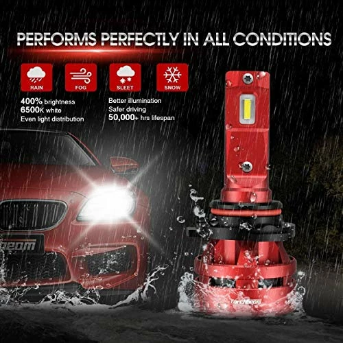 Best deal ✔️ Torchbeam T2 9005/HB3 9006/HB4 LED Bulb Combo, 60W 16000 Lumens 6500K Super Bright Replacement Bulbs Kit, 400% Brightness, Canbus Ready, Plug And Play With Fan, Pack Of 4 ???? 8 Best deal ✔️ Torchbeam T2 9005/HB3 9006/HB4 LED Bulb Combo, 60W 16000 Lumens 6500K Super Bright Replacement Bulbs Kit, 400% Brightness, Canbus Ready, Plug And Play With Fan, Pack Of 4 ???? - Image 6