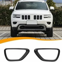 Flash Sale ???? Front Fog Lights Cover Fog Lamp Frame Trim Replacement For 2018-2021 Jeep Grand Cherokee, Black ???? -Govee-shop 51R7iEiOMrL. AC